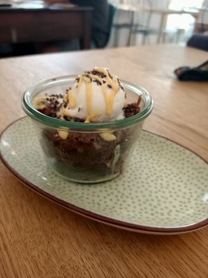 Brownie at La Teca Burger in Sabadell