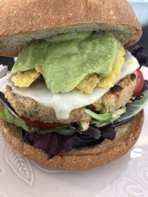 La burger Mexicana at La Teca Burger in Sabadell