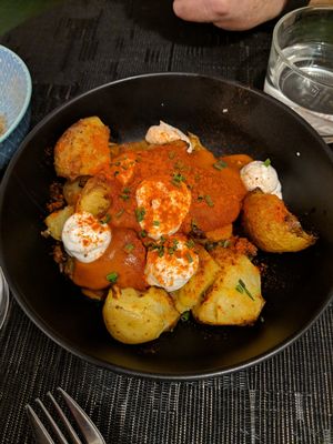 Patatas Bravas at La Teca Burger in Sabadell