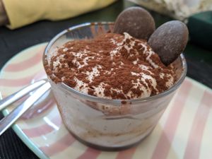 Tiramisu at La Teca Burger in Sabadell