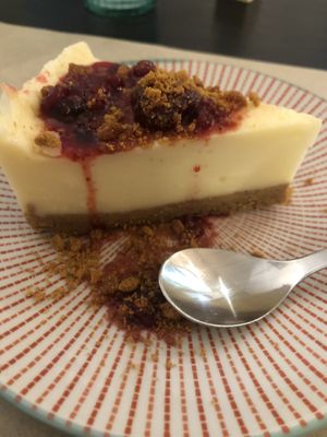 Cheesecake  at La Teca Burger in Sabadell