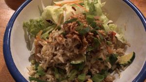 Pineapple fried rice at li.ke in Berlin