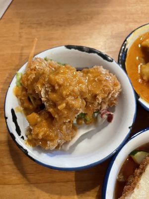 Must order peanut sauce crunchy tofu   at li.ke in Berlin