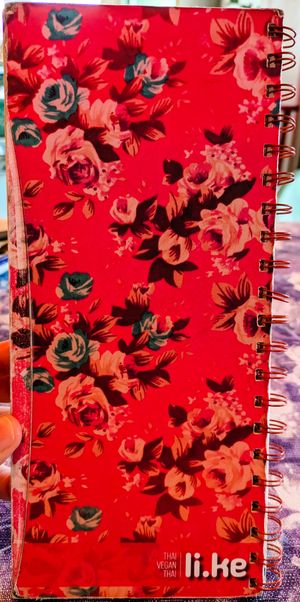 Menu page at li.ke at li.ke in Berlin