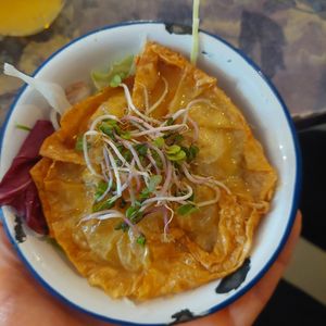 Fried "egg" at li.ke in Berlin