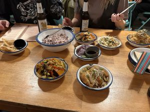 Different tapas dishes  at li.ke in Berlin