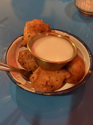 Banana fritters  at li.ke in Berlin