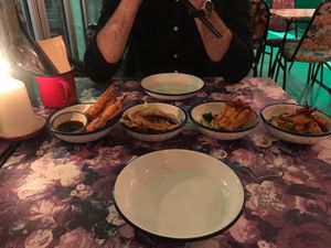 Several dishes at li.ke in Berlin