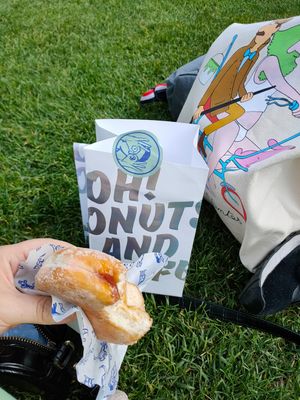 Raspberry jam at Oh Donuts & Coffee in Belfast