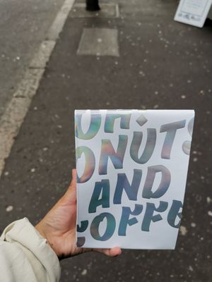 Cute bag at Oh Donuts & Coffee in Belfast