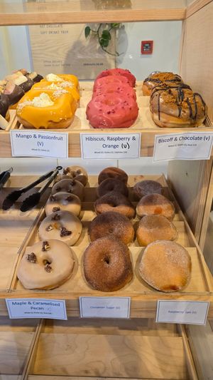 Vegan selects at Oh Donuts & Coffee in Belfast