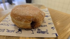 Raspberry filled at Oh Donuts & Coffee in Belfast