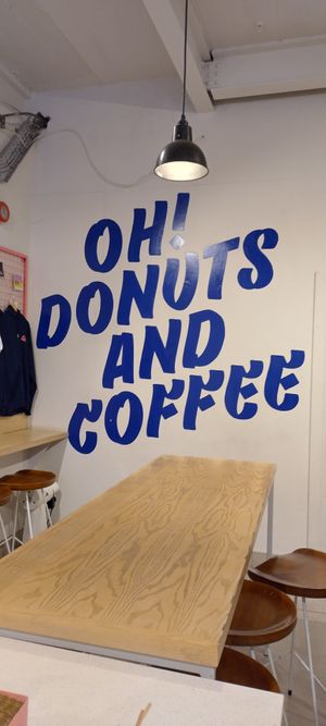 Interior at Oh Donuts & Coffee in Belfast