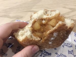 Chai and apple vegan donut at Oh Donuts & Coffee in Belfast