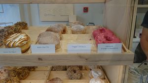 Vegan Donuts! The world is a safer place now!  at Oh Donuts & Coffee in Belfast