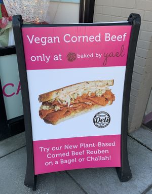 Vegan Reuben at Baked by Yael in Washington