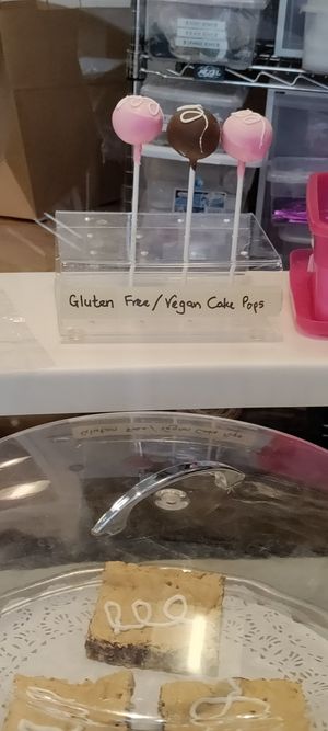 Cake pops and bars at Baked by Yael in Washington