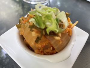 Kimchi at Roots & Rolls in Barcelona