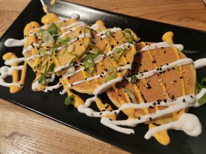 Okonomiyaki at Roots & Rolls in Barcelona