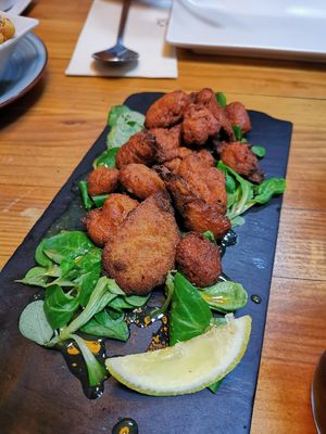 Heura rebozada at Roots & Rolls in Barcelona