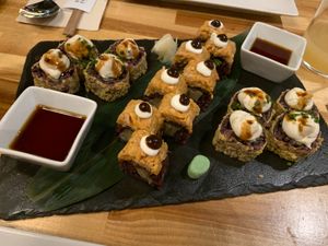 Jumping Jacks and Say Cheese selection at Roots & Rolls in Barcelona