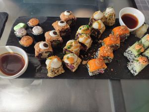 Vegan Sushi at Roots & Rolls in Barcelona