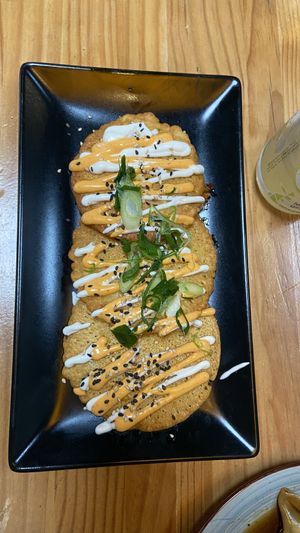 okonomiyaki  at Roots & Rolls in Barcelona