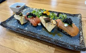 Nigiri  at Roots & Rolls in Barcelona