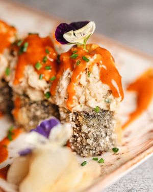 Vegan Sushi Roots & Rolls Barcelona Geisha at Roots & Rolls in Barcelona