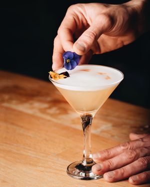 Vegan Roots & Rolls Barcelona Cocktails Roots Sour at Roots & Rolls in Barcelona