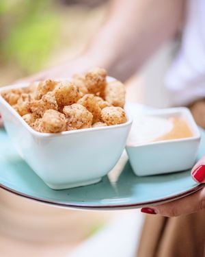 Vegan Roots & Rolls Barcelona popcorn at Roots & Rolls in Barcelona