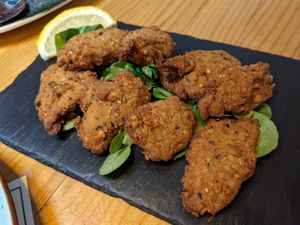 heura karaage at Roots & Rolls in Barcelona