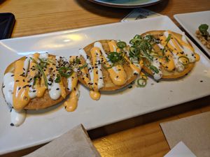 okonomiyaki at Roots & Rolls in Barcelona