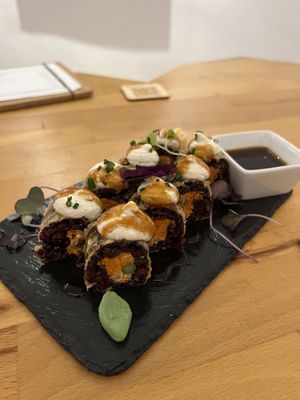 Say cheese roll  at Roots & Rolls in Barcelona