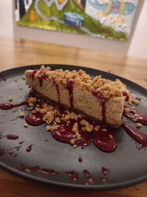 Tarta de queso at Roots & Rolls in Barcelona