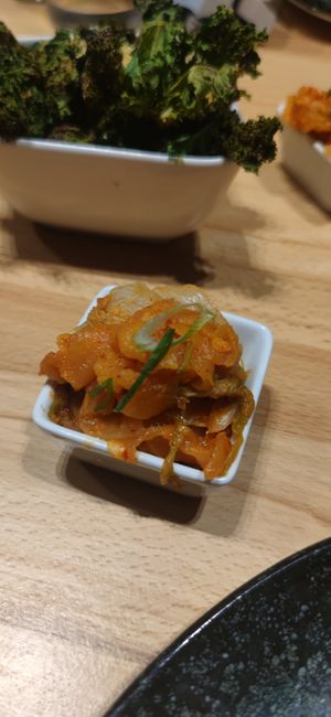 Kimchi at Roots & Rolls in Barcelona
