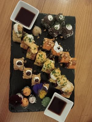 Popcorn y degustación! at Roots & Rolls in Barcelona