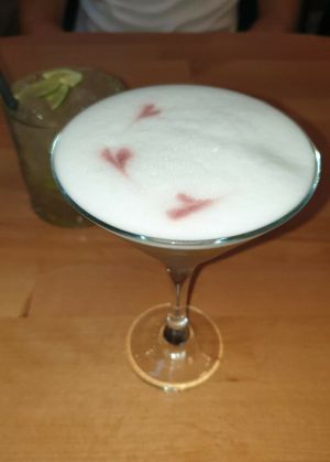 Sehr süße Drinks at Roots & Rolls in Barcelona