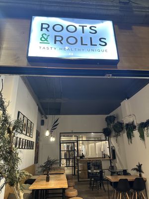 Entrance  at Roots & Rolls in Barcelona