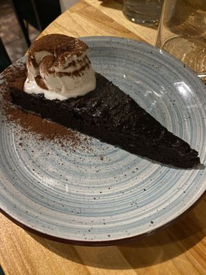 Choco cake  at Roots & Rolls in Barcelona