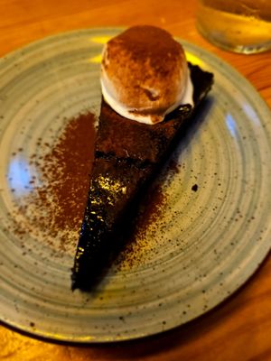 Avocado Brownie at Roots & Rolls in Barcelona