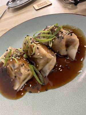 Gyoza  at Roots & Rolls in Barcelona