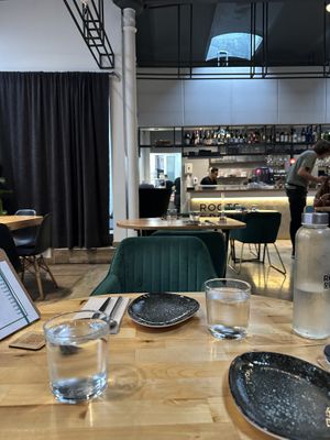 Table  at Roots & Rolls in Barcelona