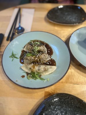 Gyozas   at Roots & Rolls in Barcelona