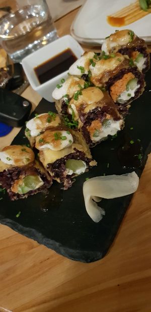 Sushi at Roots & Rolls in Barcelona