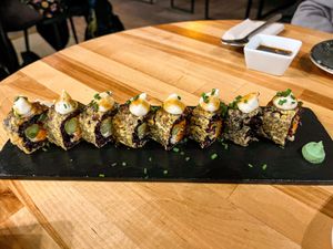 say cheese #Veganuary at Roots & Rolls in Barcelona