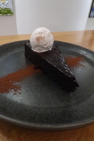 Brownie  at Roots & Rolls in Barcelona