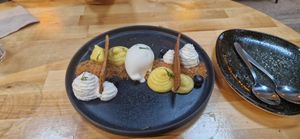 Lemon pie at Roots & Rolls in Barcelona