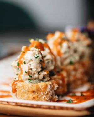 Vegan sushi, Geisha, Roots & Rolls at Roots & Rolls in Barcelona