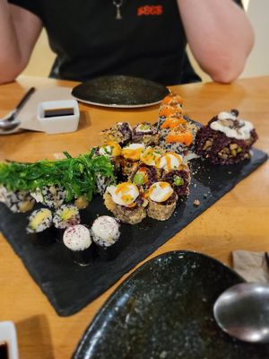 Sushi tasting at Roots & Rolls in Barcelona